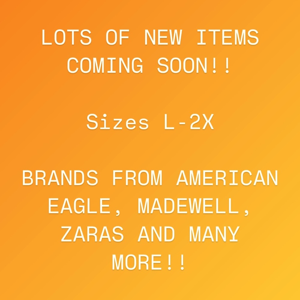 Follow to see new items coming soon!